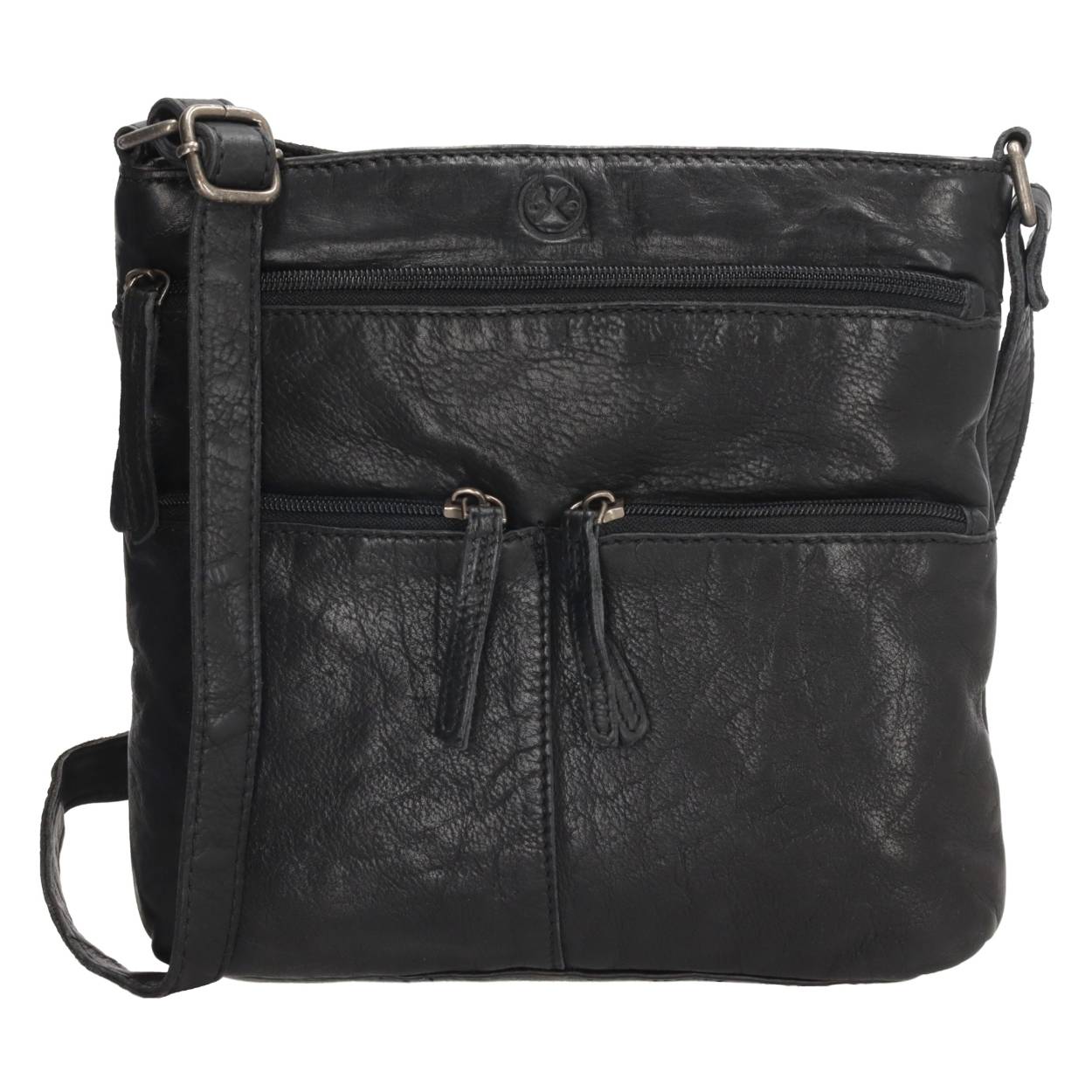 Deze schoudertas is een topper. Hij is afkomstig uit de Paint Rock collectie van Hide & Stitches. Je draagt hem aan de verstelbare schouderban. Zo kun je hem naar jouw wens dragen. Het hoofdvak is ruim genoeg voor al jouw belangrijke spullen. Op de voorzijde zitten nog twee vakken die sluiten met een rits. Ben jij al verkocht?

De eigenschappen van de schoudertas zijn:

Hoofdvak met ritssluiting
Verstelbare en afneembare schouderband
Dubbel handvat
Dubbel voorzijdevak met ritssluiting