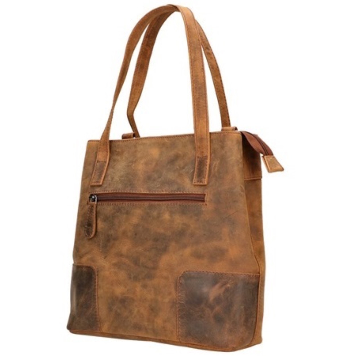 Stijlvolle shopper & rugtas in één – veilig, praktisch en karaktervol leer

Deze veelzijdige shopper/rugtas is de perfecte combinatie van mode en functionaliteit. Gemaakt van hoogwaardig, gewaxt leer dat met de tijd alleen maar mooier wordt – het krijgt een unieke, persoonlijke uitstraling naarmate je het gebruikt.

Dankzij de enkele toprits open je de tas gemakkelijk, waarna je toegang hebt tot twee ruime hoofdvakken, gescheiden door een tussencompartiment met ritssluiting. Zo houd je jouw spullen overzichtelijk en goed georganiseerd. Aan zowel de voor- als achterzijde bevindt zich een extra ritsvak voor snelle toegang tot je essentials.

Wat deze tas extra bijzonder maakt, is het slimme veiligheidsdesign: bij gebruik als rugtas vallen de banden kruislings over de rits, waardoor deze niet zomaar te openen is. Ideaal voor drukke plekken of tijdens het reizen.

Afmetingen:
Hoogte: 26 cm
Breedte: 26 cm
Diepte: 8 cm

✔️ Gemaakt van duurzaam, gewaxt leer
✔️ Shopper én rugtas in één
✔️ 2 hoofdvakken + tussenvak met rits
✔️ Extra ritsvakken aan voor- en achterzijde
✔️ Veilig: kruislings vallende banden bij dragen op de rug
✔️ Compact, maar verrassend ruim

Voor wie stijl, veiligheid en comfort wil combineren in één tas.