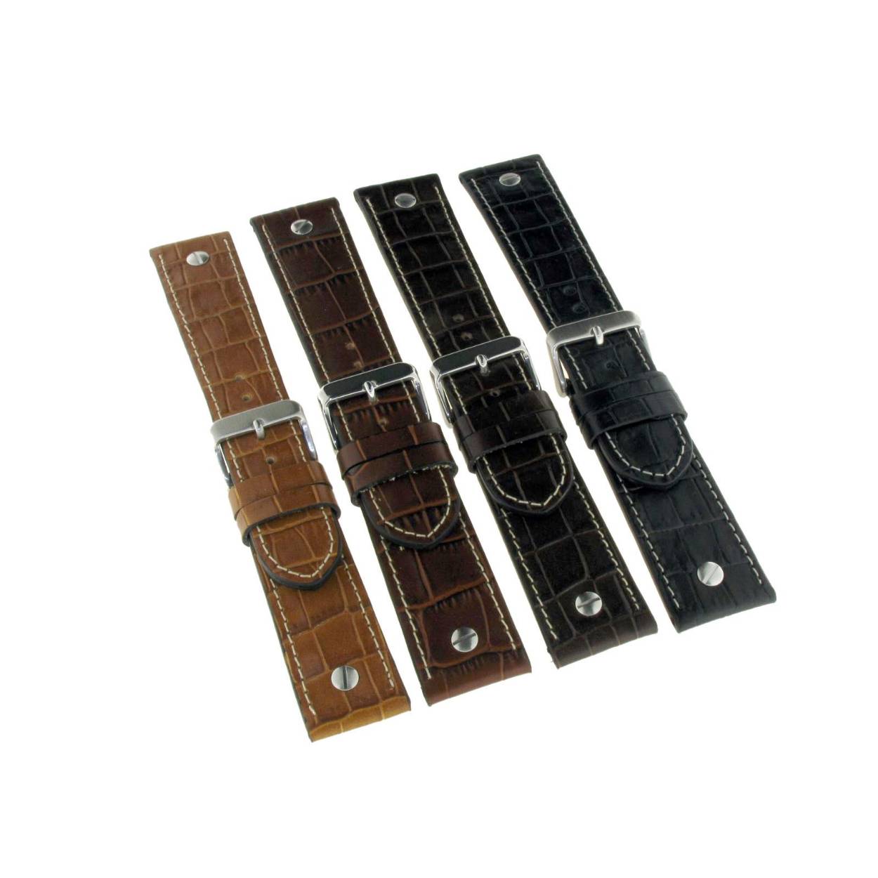 louisiana kroko met 2 x 1 schroef zwart 20mm