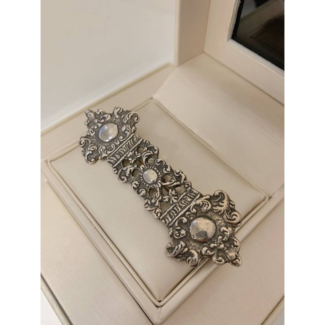 VINTAGE zilveren broche