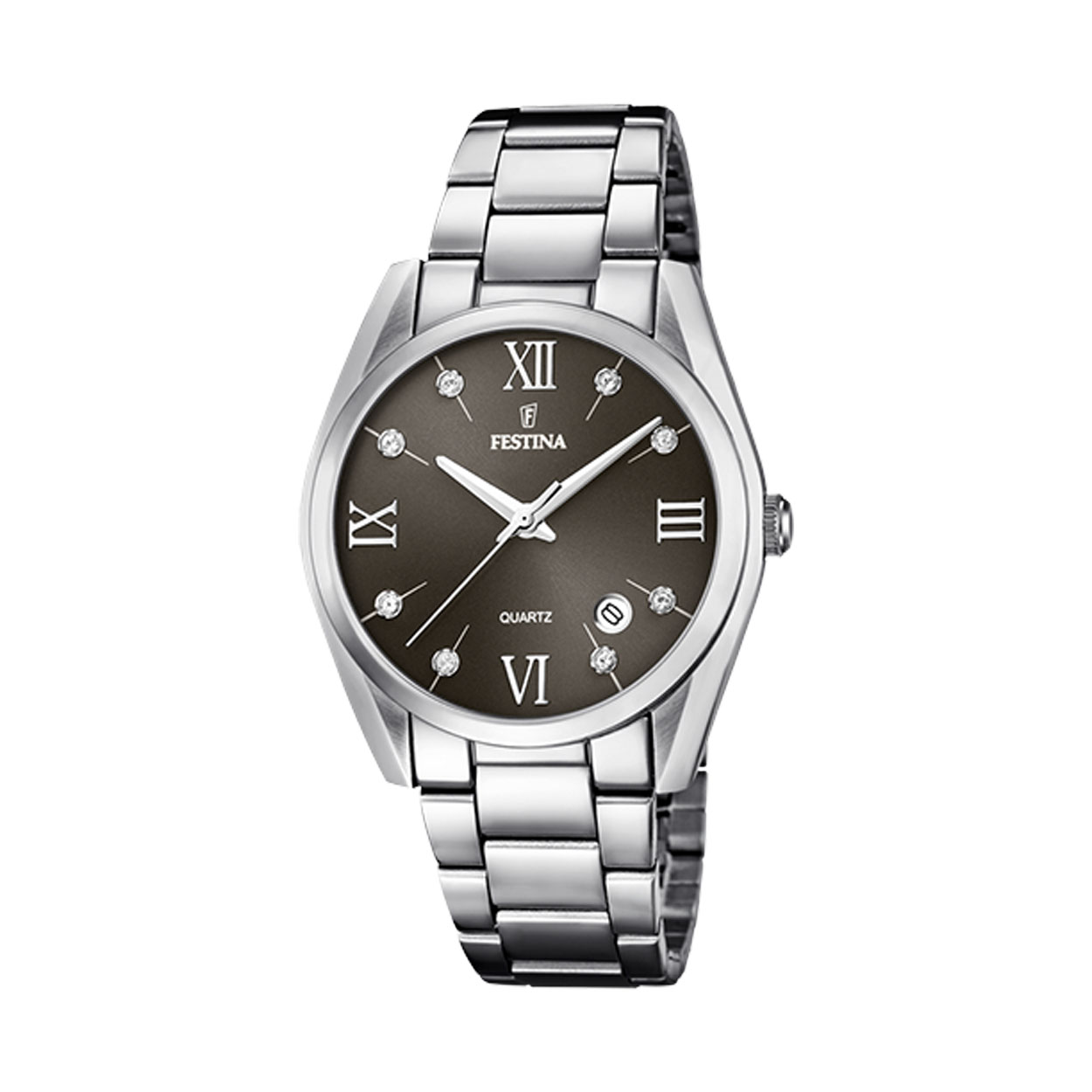 Festina dames horloge F16790/E met een staal kast en een mineraal glas met een staal band/armband.

Festina horloges zijn de perfecte mix van elegantie en functionaliteit.Festina biedt een herkenbaar design, constante technologische evoluties en en een perfecte prijs/kwaliteit garantie.
