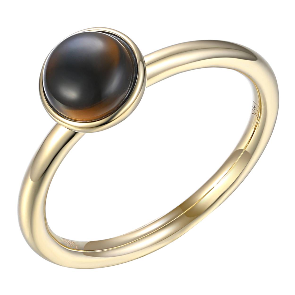 De Pas Diamonds 14 Krt Geelgouden Ring  is een verfijnde gouden ring met een Ronde Rook Kwarts van 1-1.37 karaat. Het is een elegante aanvulling op elke outfit. Draag deze tijdloze ring op een speciale gelegenheid om klasse en stijl uit te stralen. 