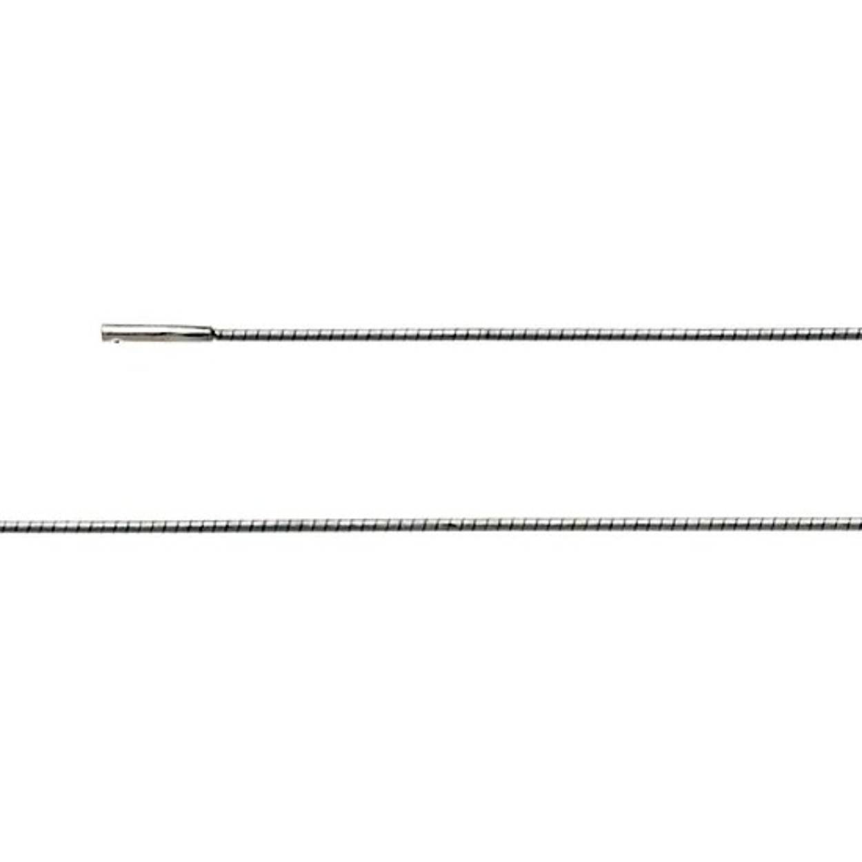 Bastian 26970 Inverun zilveren omega ketting Tonda gepolijst 42 cm