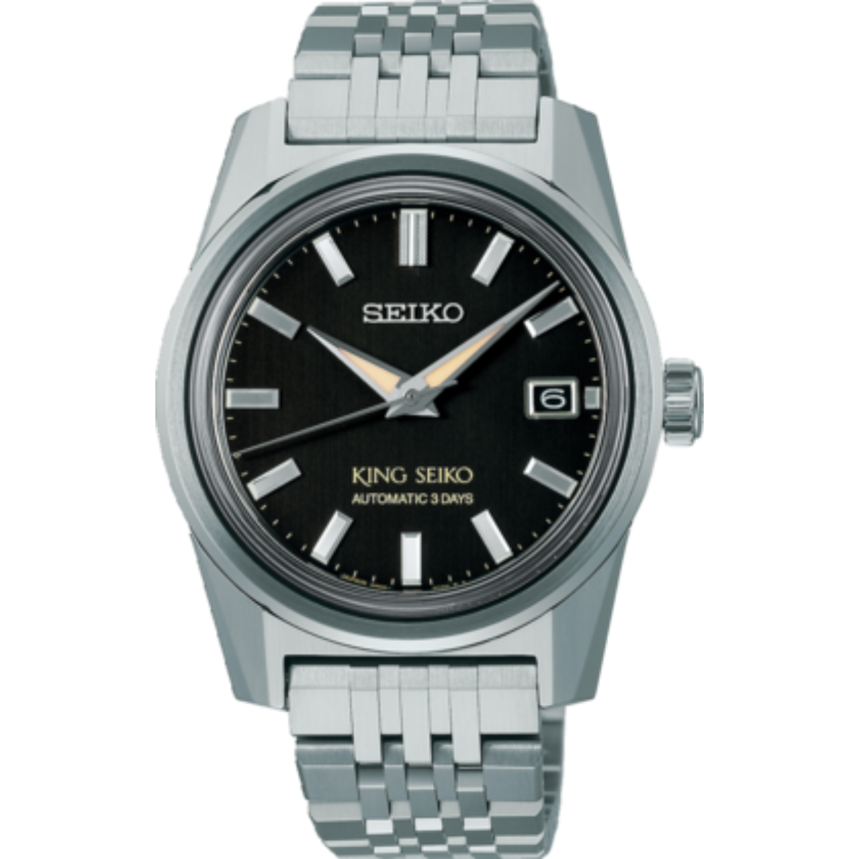 Dit Seiko horloge behoort tot de King Seiko collectie.
Referentienummer: SPB387J1 

De King Seiko is voorzien van een 6R55 uurwerk met een 72 uur gangreserve (max) en de kast is gemaakt van edelstaal. Het horloge heeft een diameter van 38,3 mm en is getest op een waterdichtheid van 10 ATM / 100 meter. De horlogeband is ook gemaakt van edelstaal. De kast is voorzien van saffierglas. 