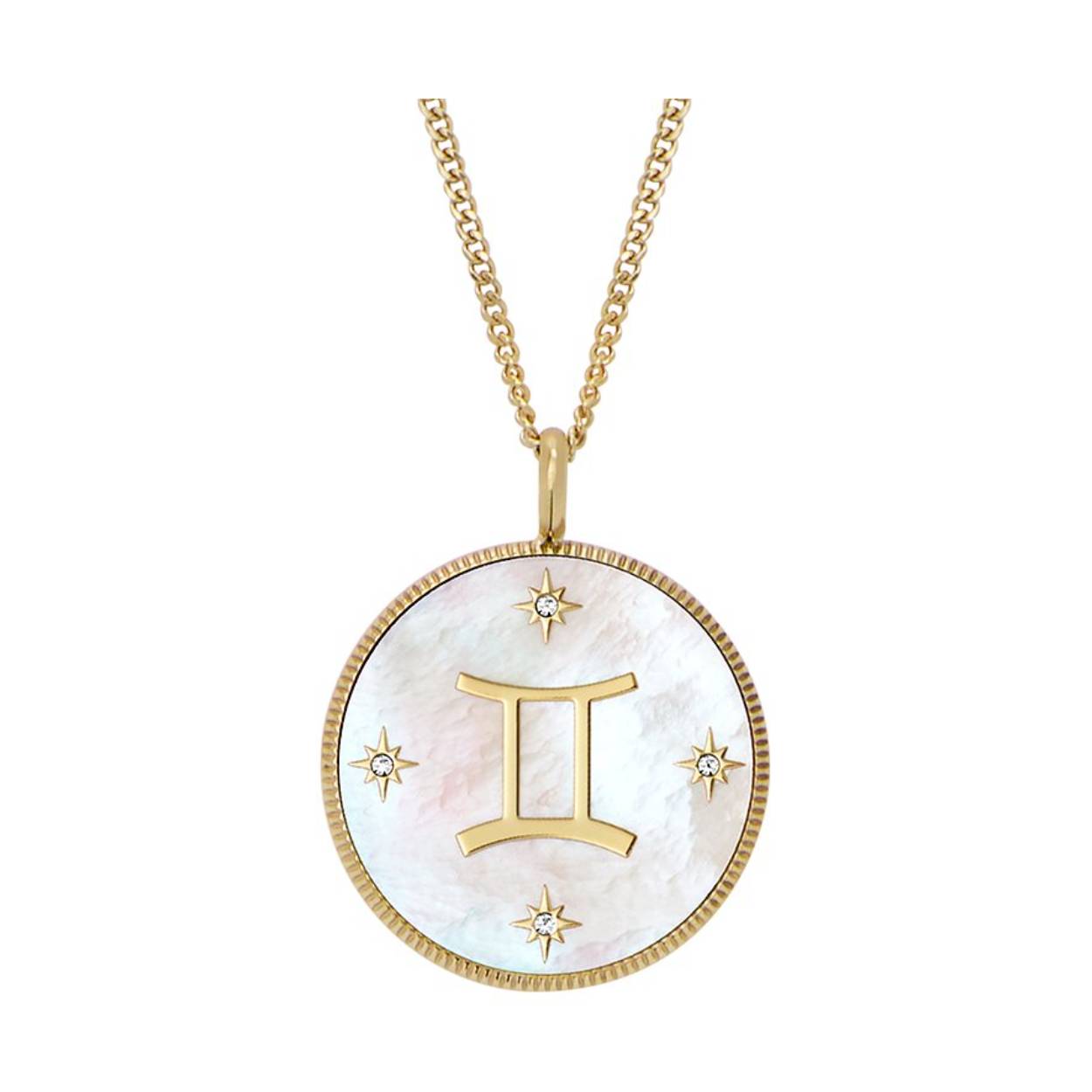 Fossil ketting JF04840710 Tweelingen sterrenbeeld goudkleurig
Kies voor een persoonlijk sieraad met deze ketting met sterrenbeeld uit onze Written in the Stars collectie. De stralende goudkleurigige roestvrijstalen ketting en glanzend witte parelmoeren hanger geven elke look een moeiteloos vleugje luxe. Een elegante toevoeging aan elke sieradencollectie.