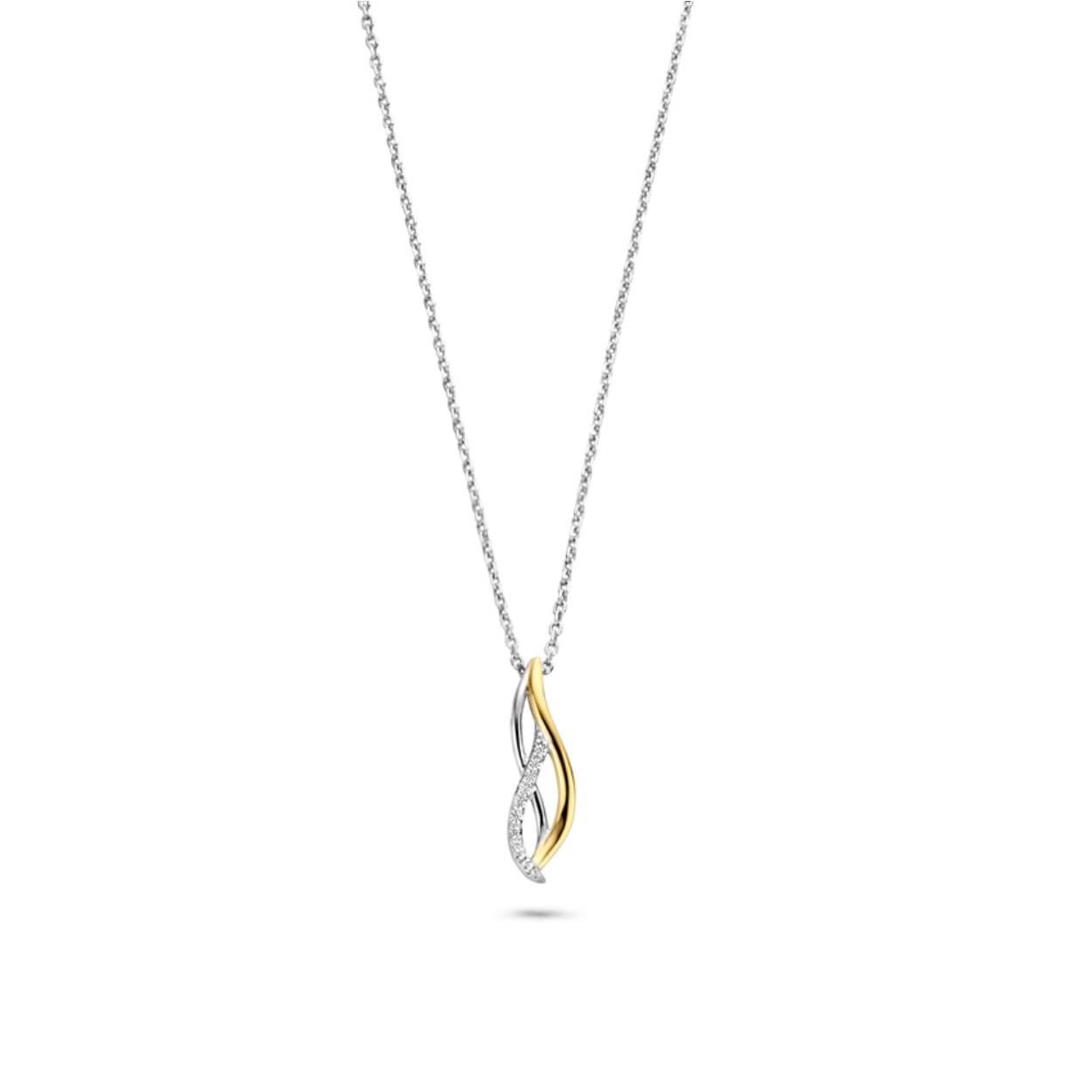 rosa di luca hanger bicolor zirkonia met collier
