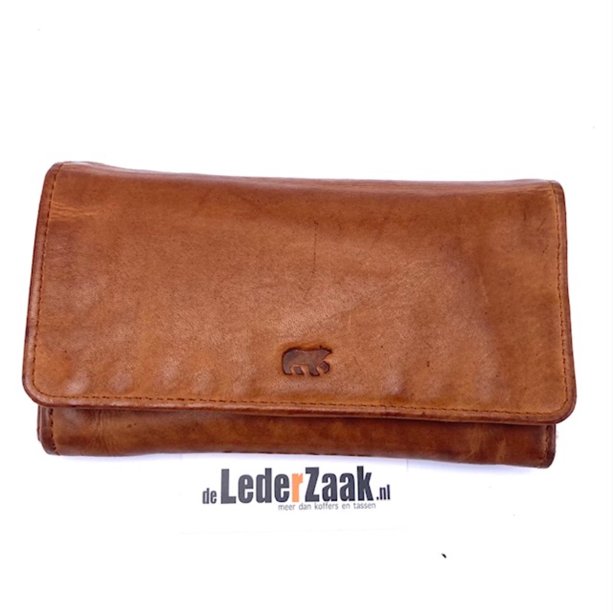 Langwerpige portemonnee voor 12 bankkaarten, steekvakken voor biljetten of bonnetjes.
						
2 ritsen onder de klep 
1 rits aan de achterzijde				
RFID blocking inside	
Afmetingen:
Hoogte 9cm x Breedte 17cm x Diep 3cm
