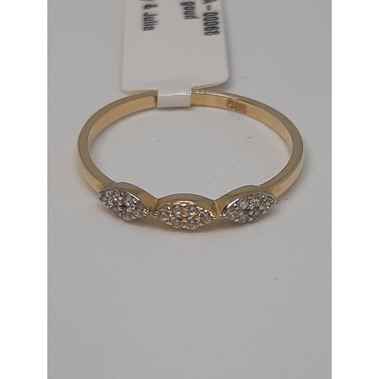 goud ring met stenen