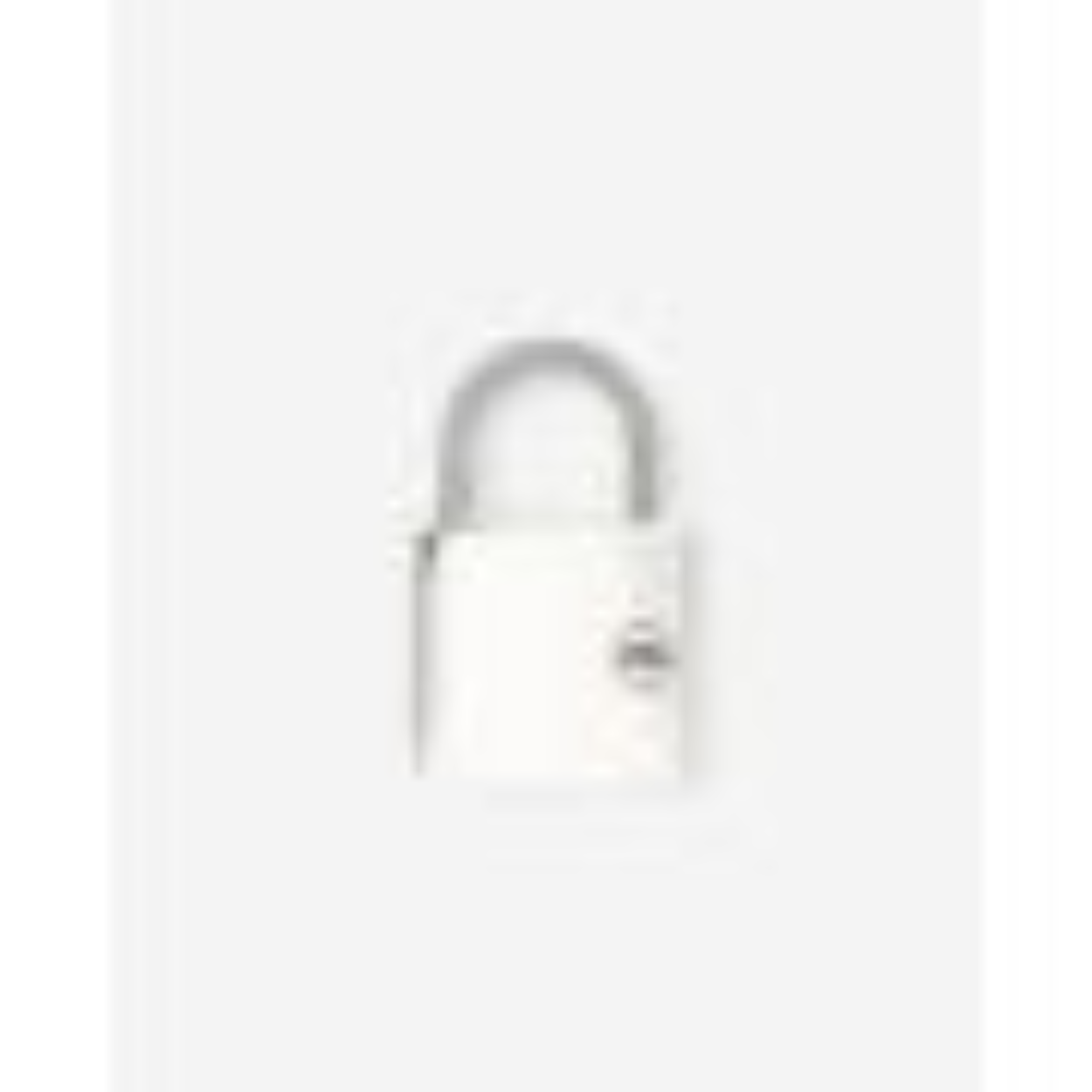 697 Pendant Padlock Silver