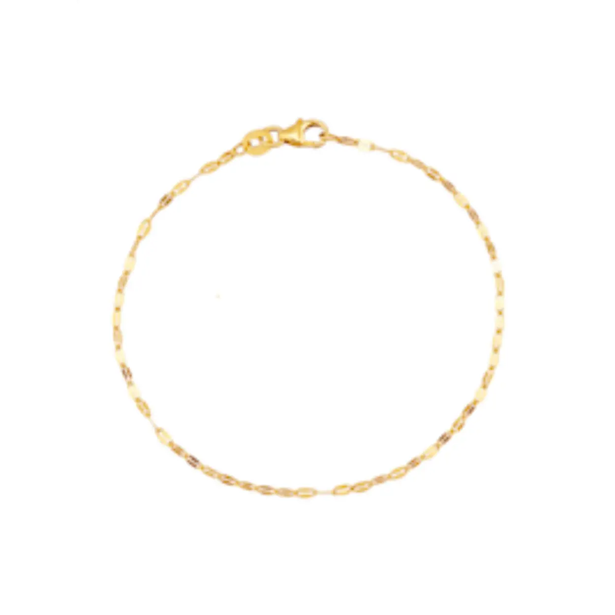 14k geelgouden armband fantasie lengte 19cm