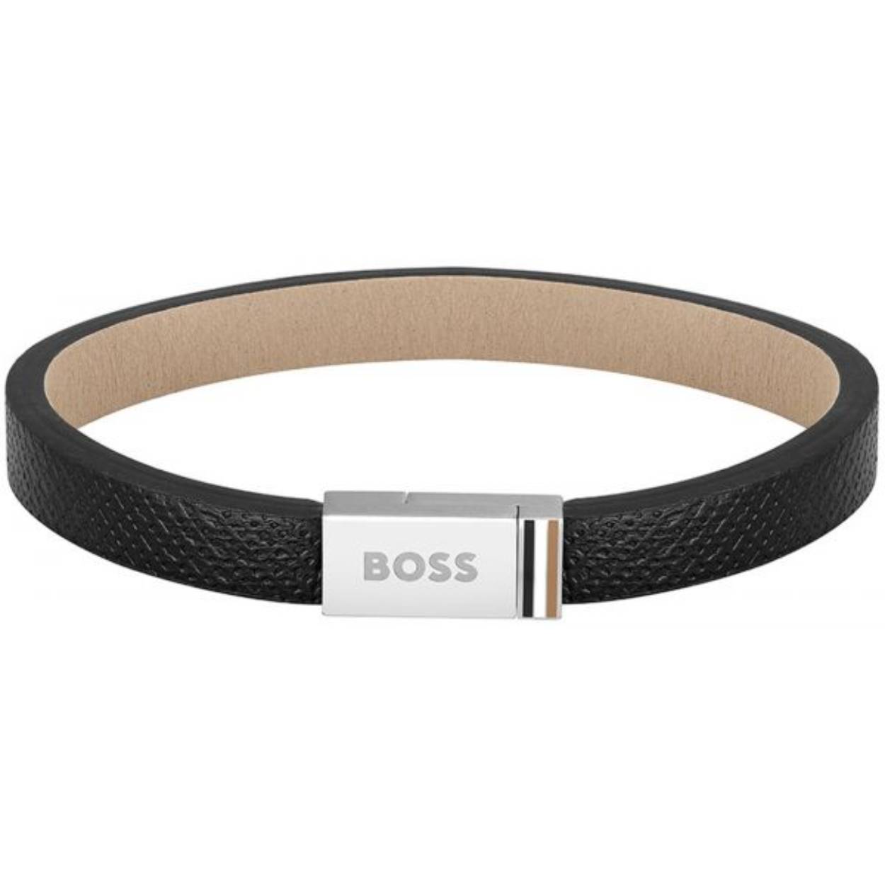 Hugo Boss leren armband Jace | HBJ1580336M 