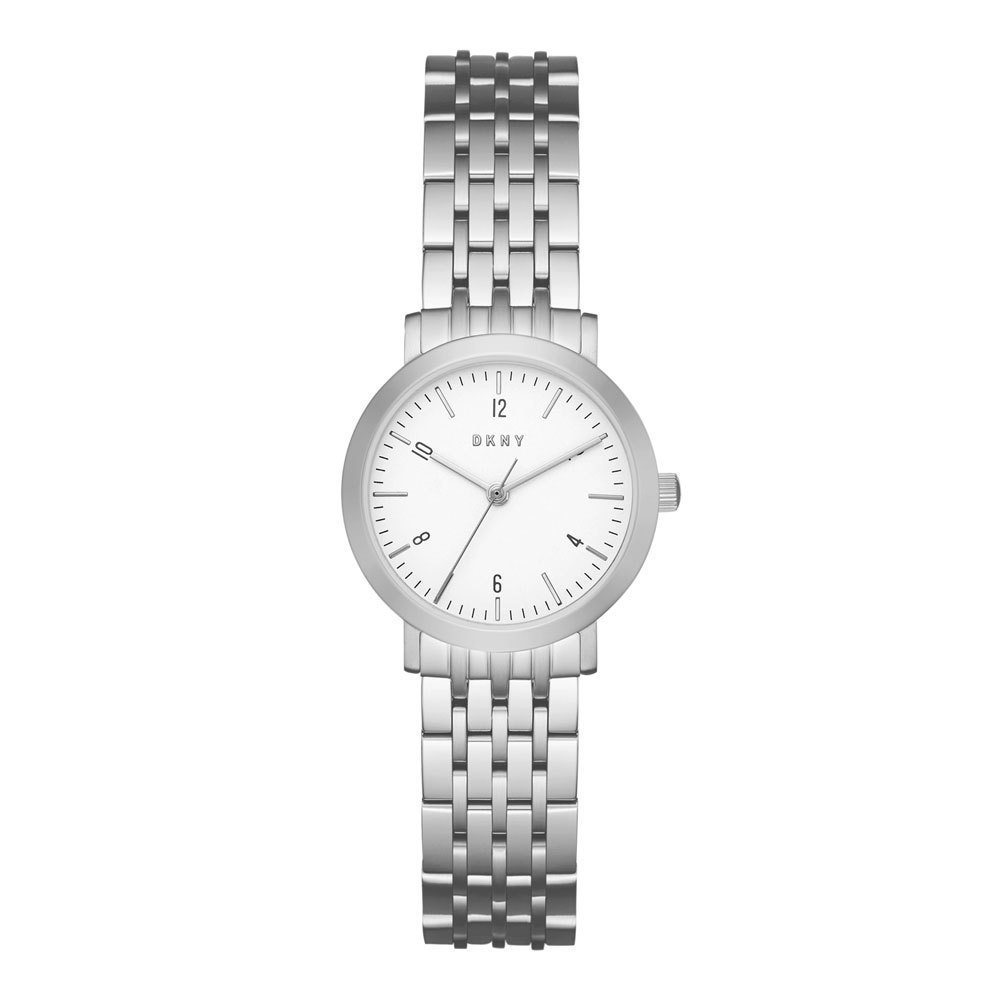 DKNY dames polshorloge NY2509

- Glas: Mineraalglas
- Kast materiaal: Staal RVS
- Uurwerk: Quartz
- Waterdichtheid: 5 ATM
- Kastdiameter: 28 mm
- Tijdsaanduiding: Analoog 
- 2 jaar garantie op het uurwerk