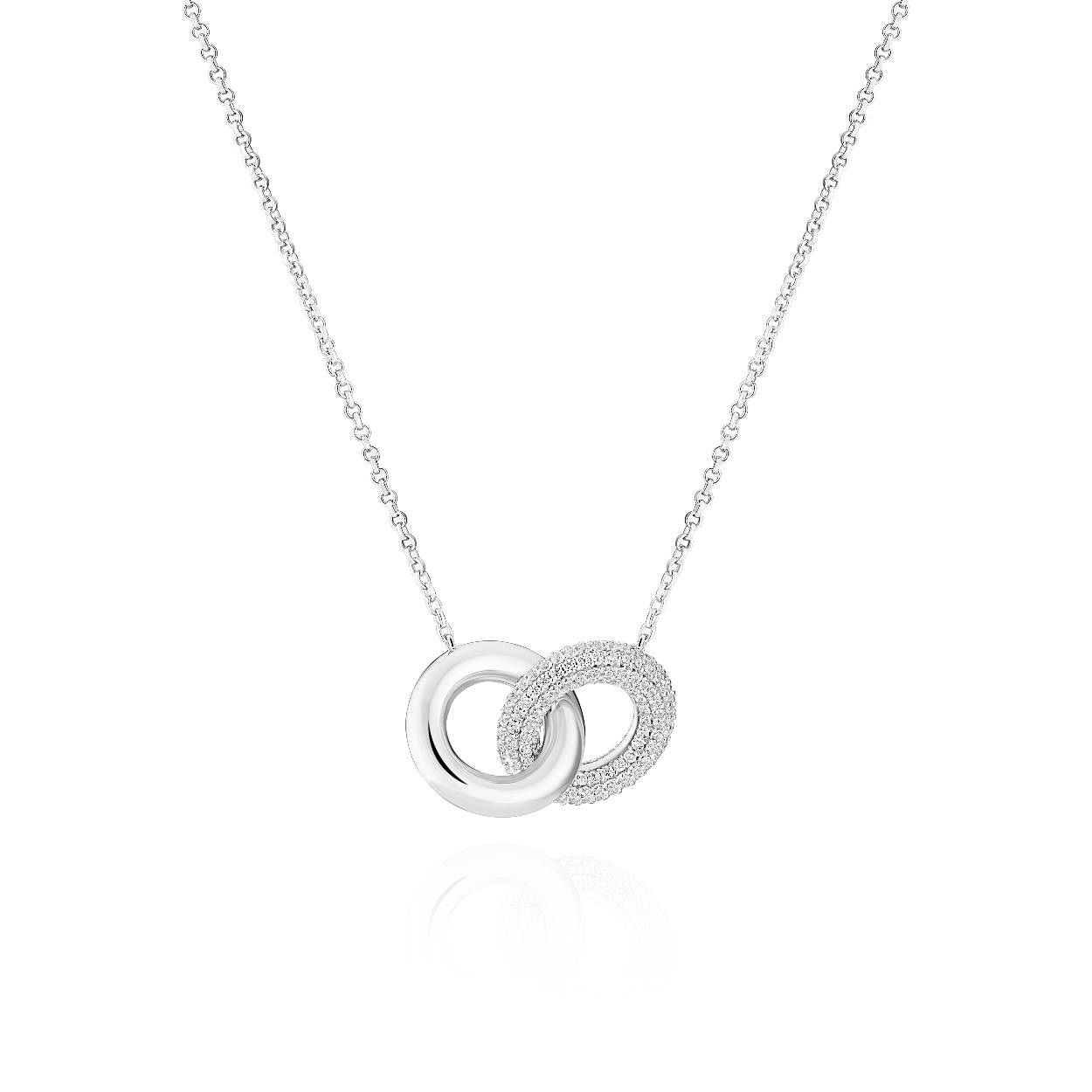 Sif Jakobs collier 'Carrara Due Piccolo' SJ-N2477-CZ
zilver met zirkonia's 