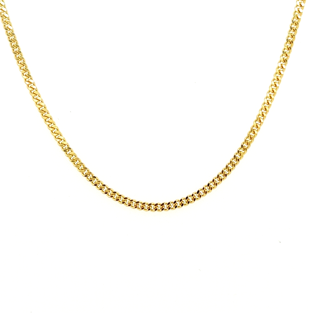 Dit 14-karaats geel gouden gourmetschakel collier is onwijs leuk! Dit collier staat erg leuk zonder hanger, maar is ook perfect geschikt om je favoriete hanger(s) aan te hangen.