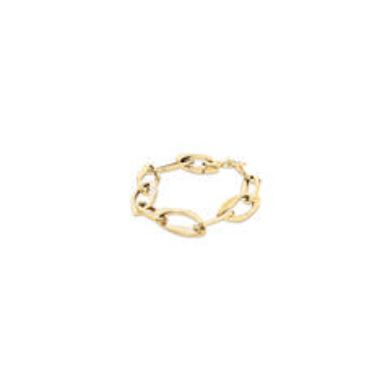 Calvin Klein armband  | goudkleurig | grove schakels | zirconia
17.5 cm 