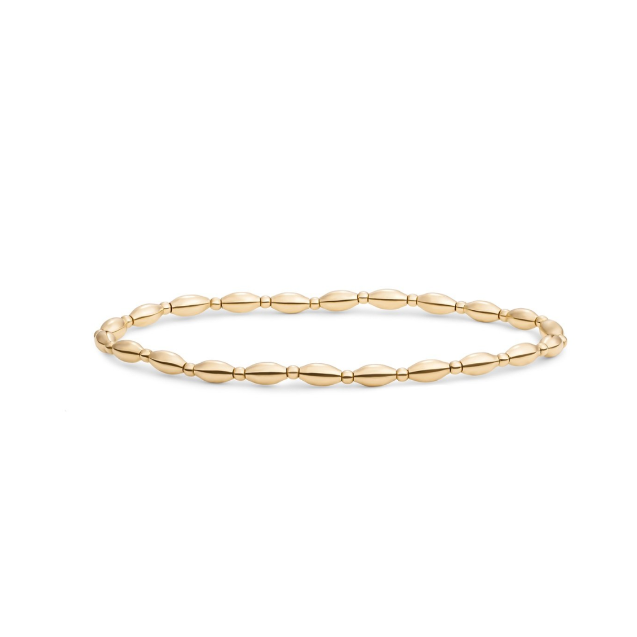 Sparkling Jewels Armband Rice Mix Gold SB-G-2MM-RICE
