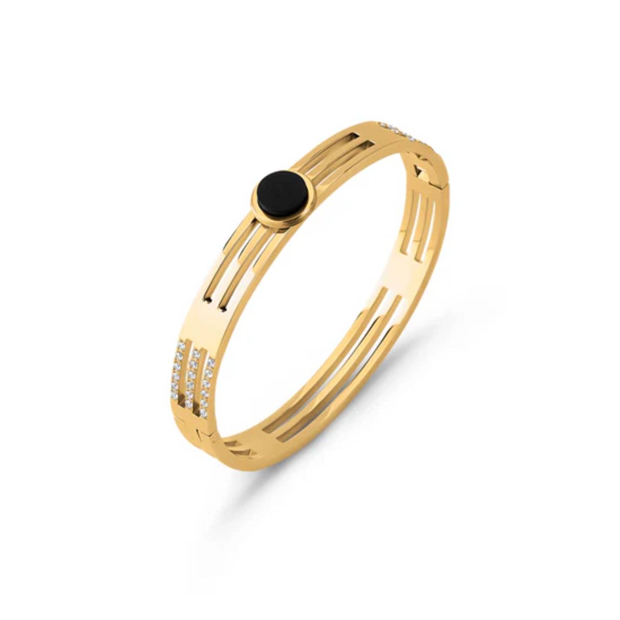 De Melano Kosmic Kendra armband is een elegant sieraad met een verfijnd opengewerkt design. Alledrie de rijen zijn bezet met sprankelende zirkonia steentjes, waardoor het een sprankelend geheel is. De Kendra armband is 8 mm breed en is verkrijgbaar in een zilver- of goudkleurige plating.

 

Alle stenen uit de Melano Kosmic collectie zijn verwisselbaar en passen op alle Kosmic sieraden