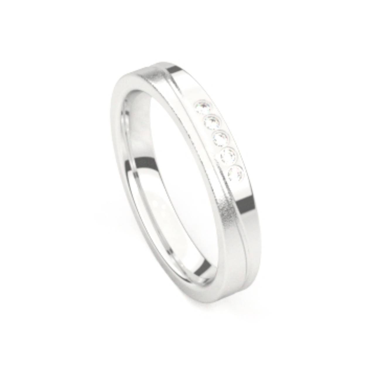 Ring zilver zirkoon