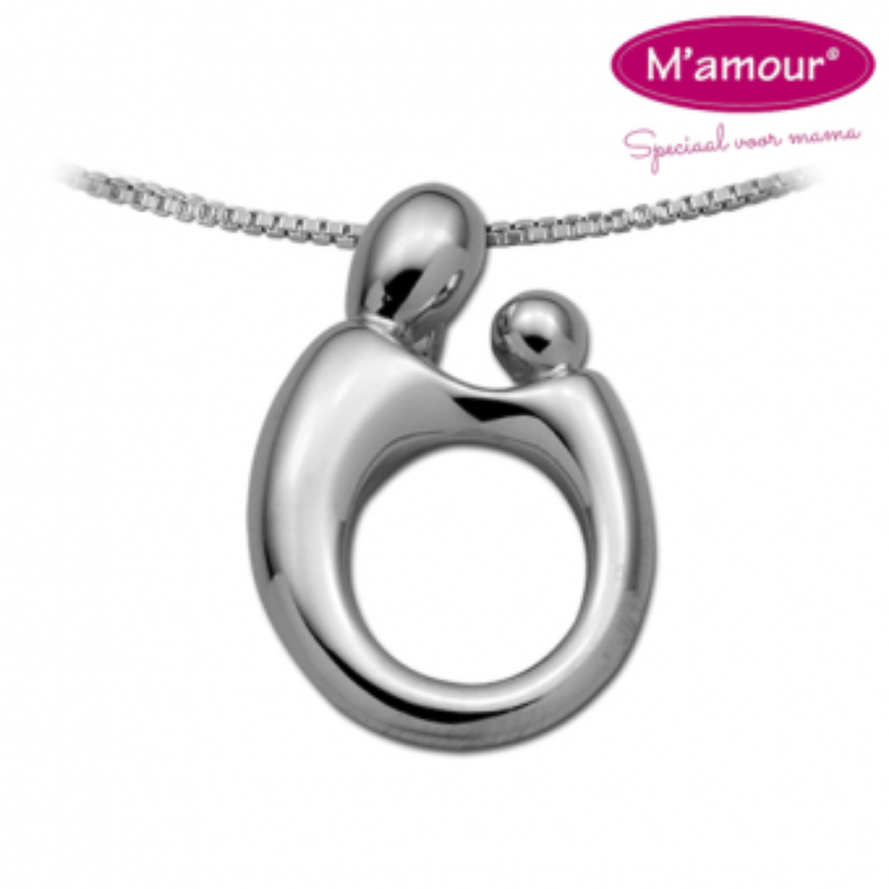 Deze prachtige hanger is van 925 sterling zilver. De hanger is exclusief collier.