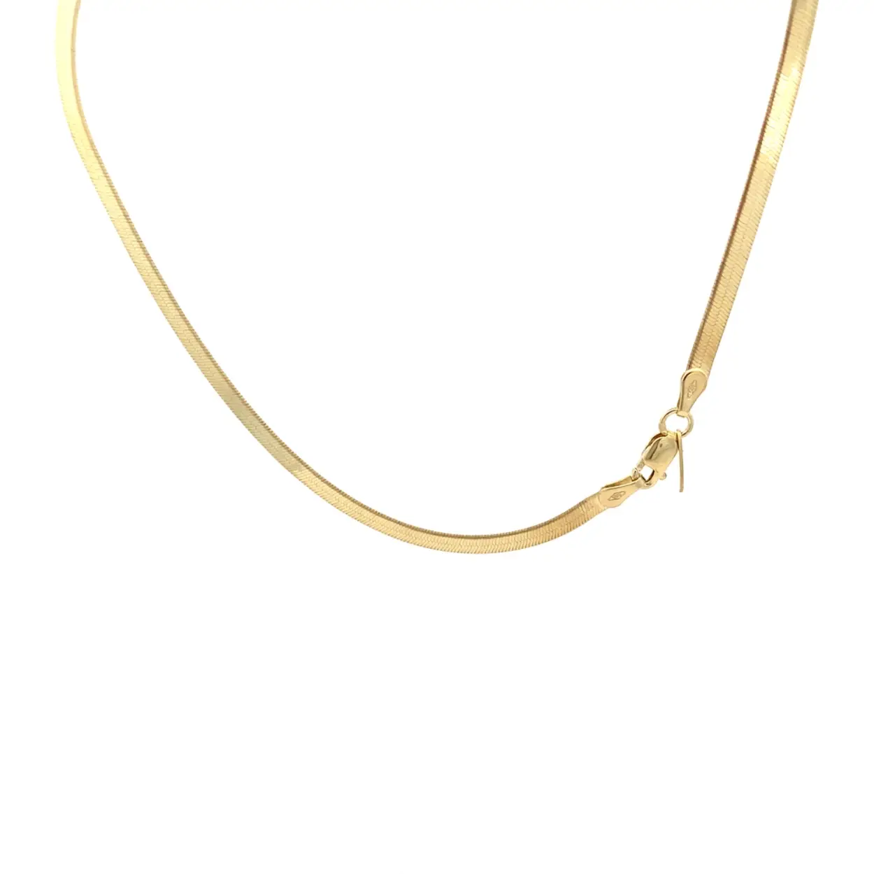 gouden Monzario collier, Serpentine 2,8mm 45cm