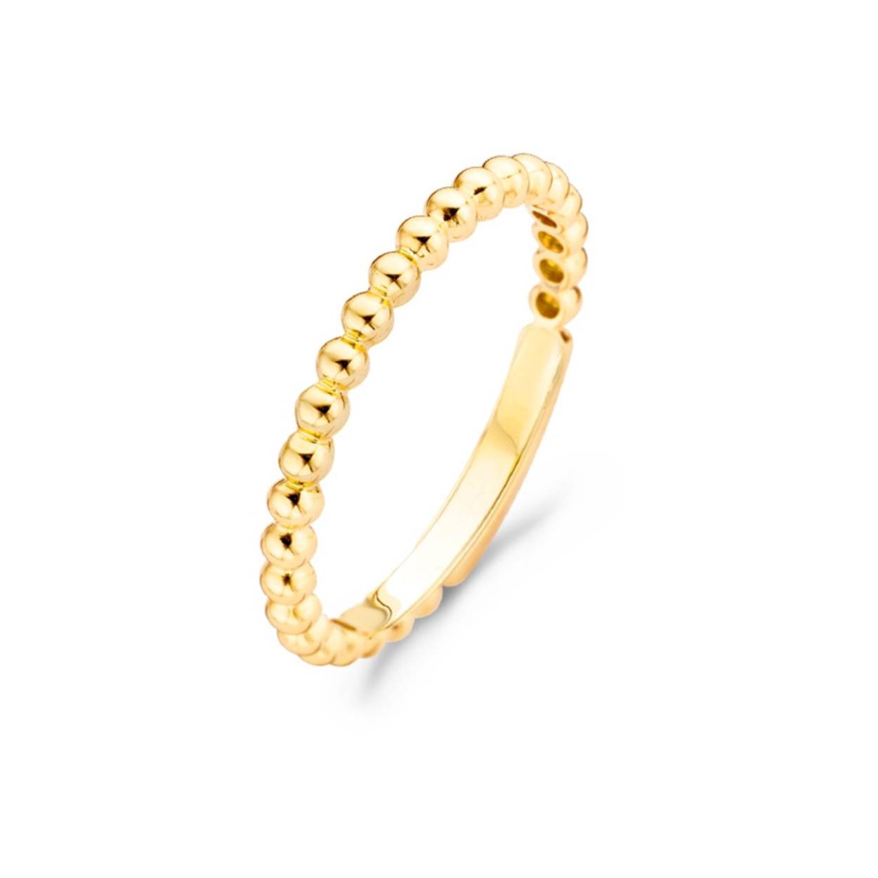 Blush 1105YGO-54 Geelgouden Ring met Bolletjes