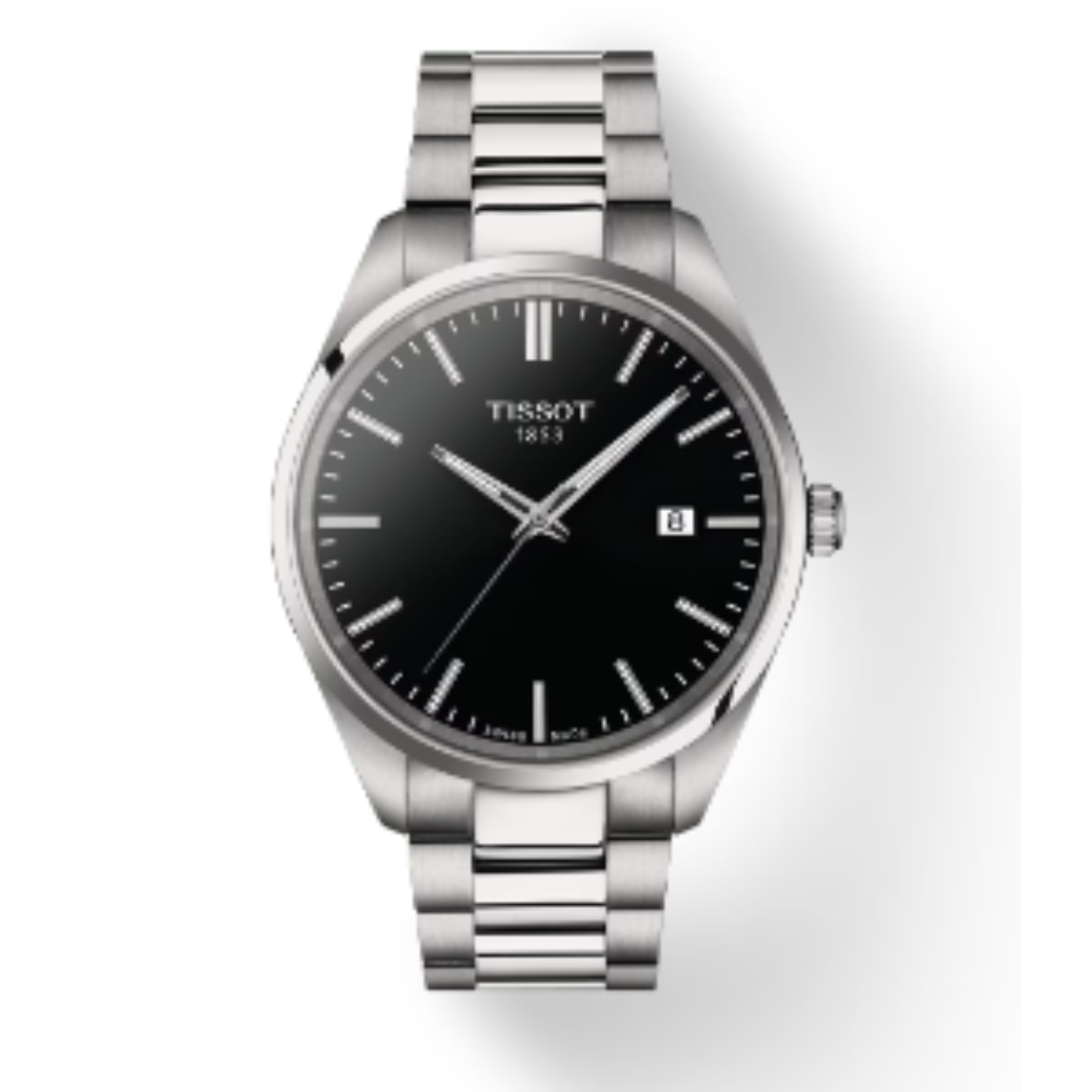 TISSOT PR 100
krasbestendig saffierglas 40 mm Verwisselbare band met snelsluiting 316L roestvrijstalen behuizing Zwitsers kwartsuurwerk