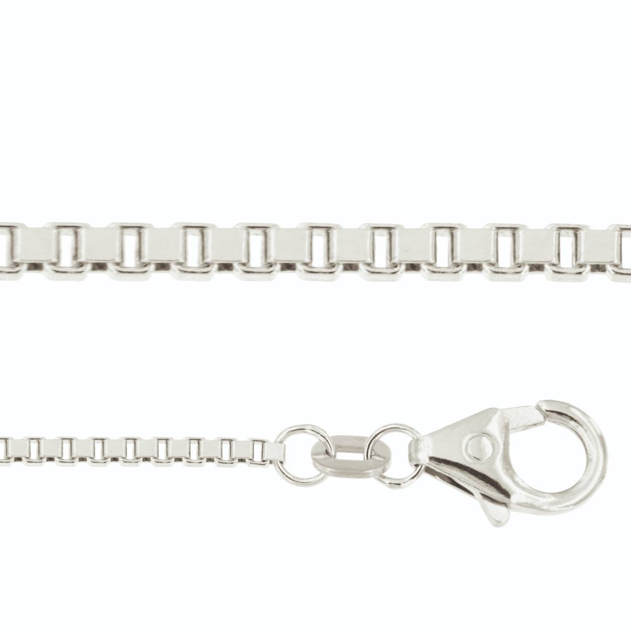 Witgoud Venetiaans collier 45CM