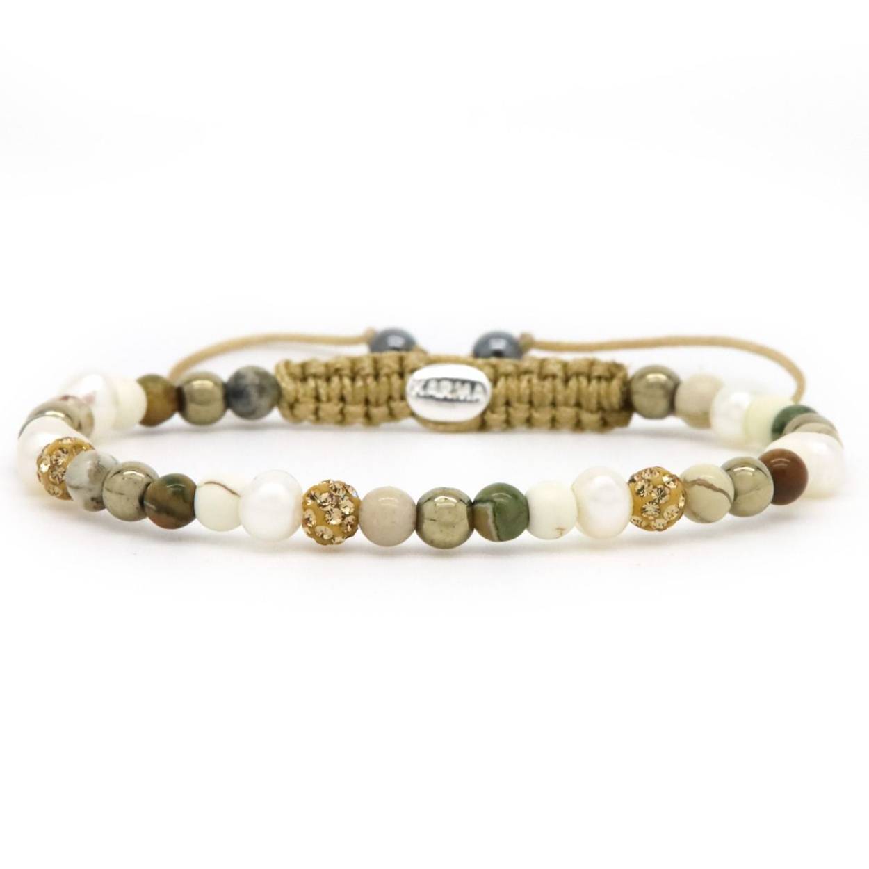 Karma Armband Spiral Parnell xxs Gold Crystal