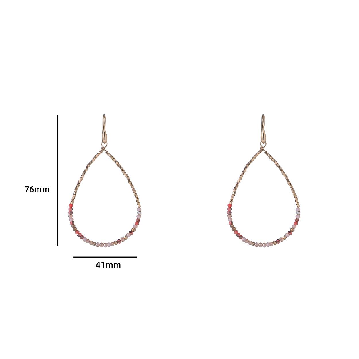 Elegant Beads Drop - 14K + Multi Mix
E3507-14