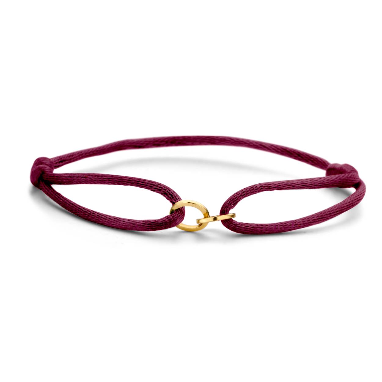 JUST FRANKY ICONIC COLLECTIE DOUBLE OPEN CIRCLE BRACELET
