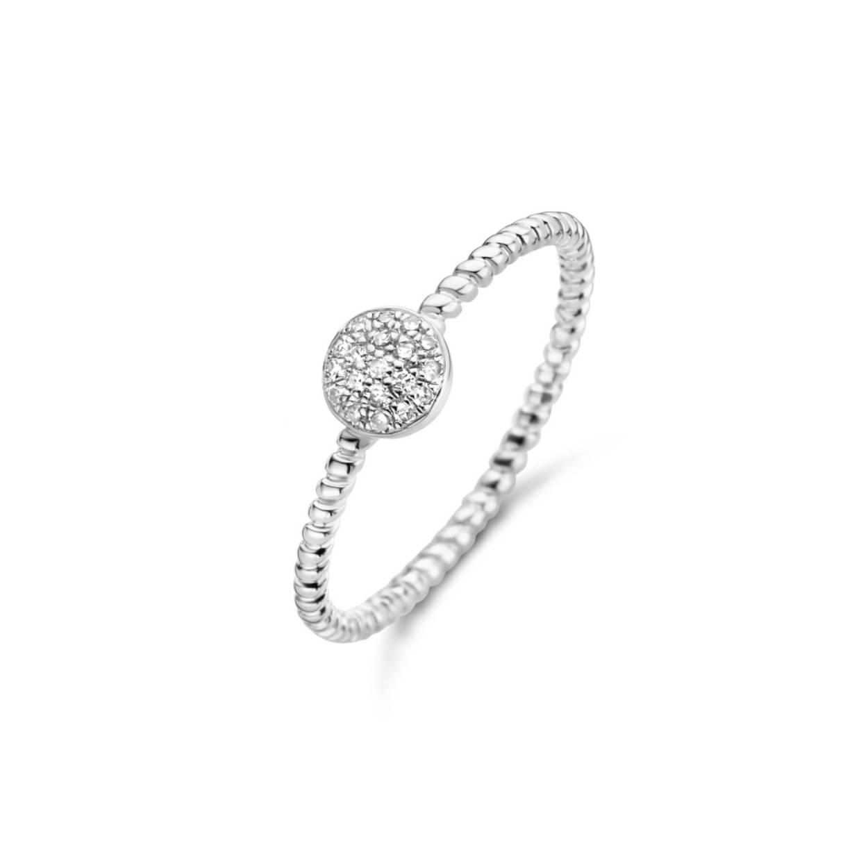 Galaxy twisted ring +0.076cts