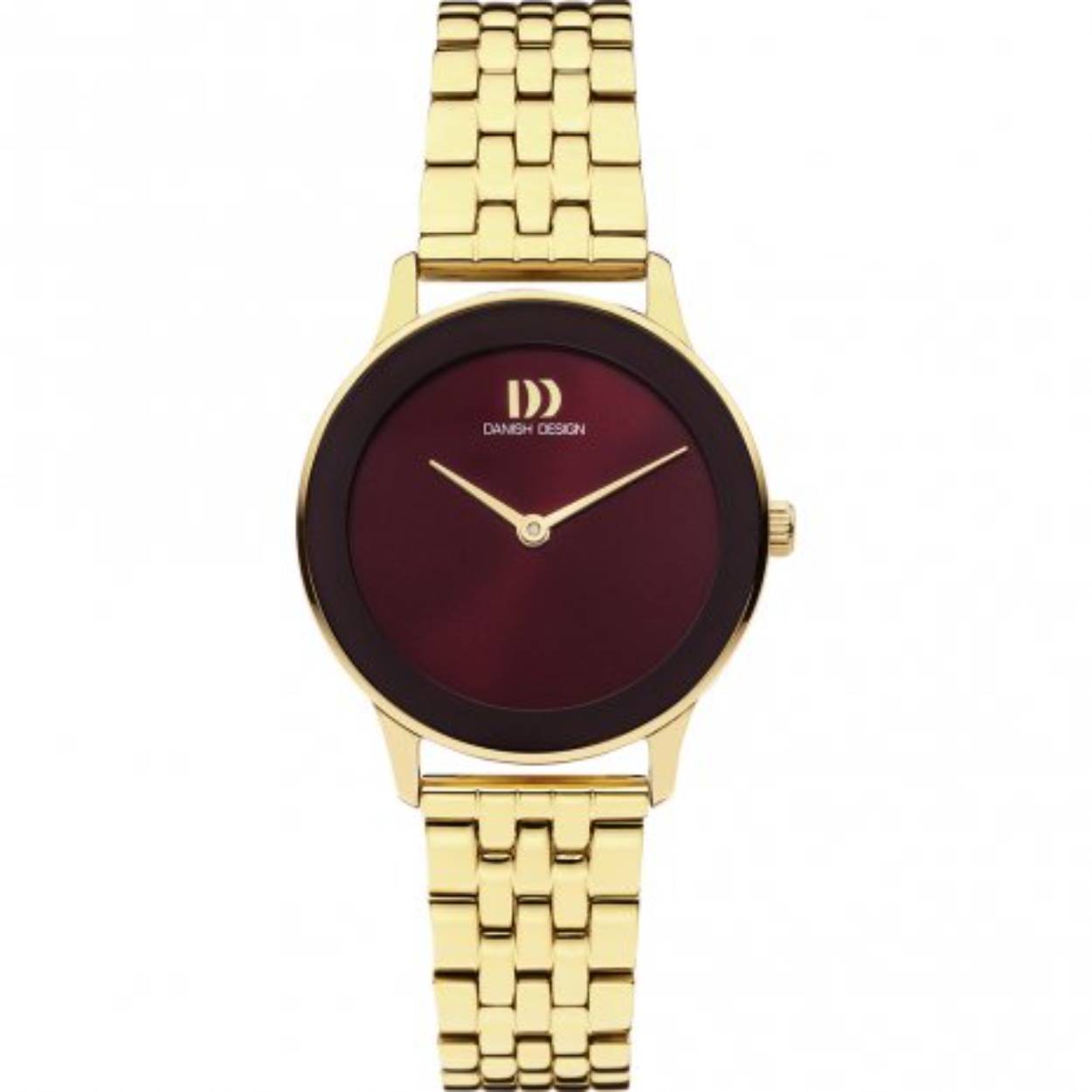 Dit dameshorloge is van het merk Danish Design. Het is een analoog horloge met een band gemaakt van edelstaal.De diameter van de kast is29 mm.
De verdere specificaties van het horloge zijn als volgt:
Glassoort: mineraal
Kastmateriaal: edelstaal
Waterdichtheid: 3 ATM
Techniek: quartz
Kastkleur: goud
Kastvorm: rond
Wijzerplaatkleur: rood
Index: geen
Bandkleur: goud
