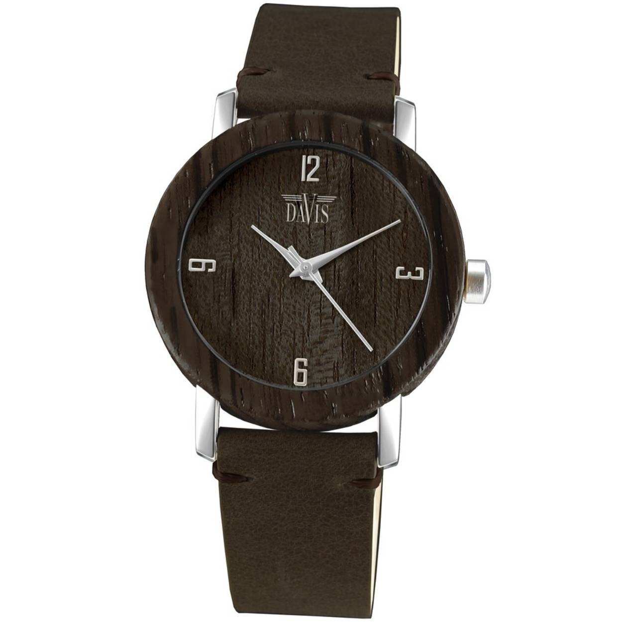 Prachtige houten horloge van Davis.