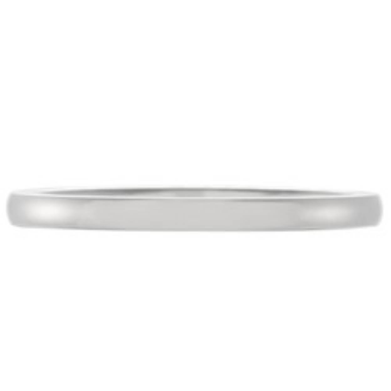 Witgouden aanschuifring 2 mm