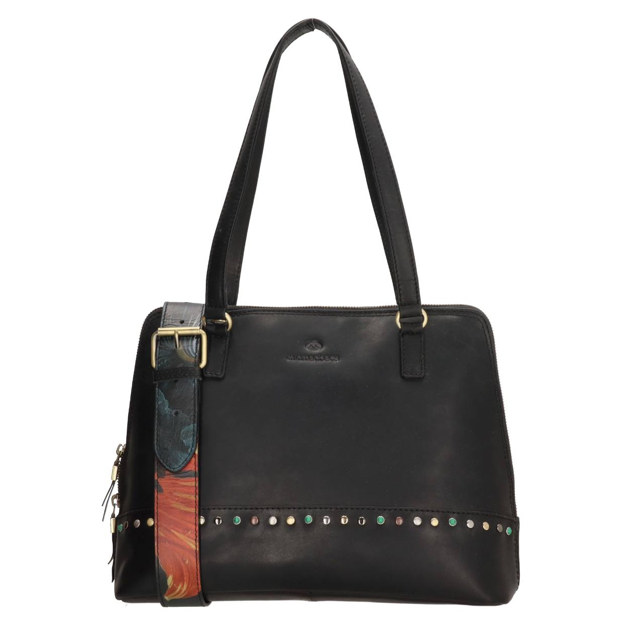 Zeg maar hallo tegen je nieuwe favoriete shopper! Deze shopper uit de Masterpiece collectie van Micmacbags is ideaal voor naar werk of voor dagelijks gebruik! In het hoofdvak van de tas, dat sluit door middel van een ritssluiting, bevinden zich een groot insteekvak, twee ritsvakken en twee kleinere insteekvakken. Je draagt 'm gemakkelijk aan het dubbele handvat óf over de schouder als je de afneembare en verstelbare schouderband bevestigt. Ga jij op stap met deze topper? 

De Masterpiece collectie van Micmacbags is geïnspireerd op het kunstwerk 'Bloemen en een horloge van de stillevenschilder Abraham Mignon. Met de Masterpiece collectie wordt een stukje kunst aan jou doorgegeven! De tassen en portemonnees zijn gemaakt van onze cow pull up, een sterke leersoort die alleen maar mooier wordt door het te gebruiken.

De eigenschappen van deze shopper zijn: 

Hoofdvak met ritssluiting 
Achtervak met ritssluiting 
Twee ritsvakken 
Groot insteekvak in het hoofdvak 
Twee kleinere insteekvakken 
Dubbel handvat 
Afneembare en verstelbare schouderband 