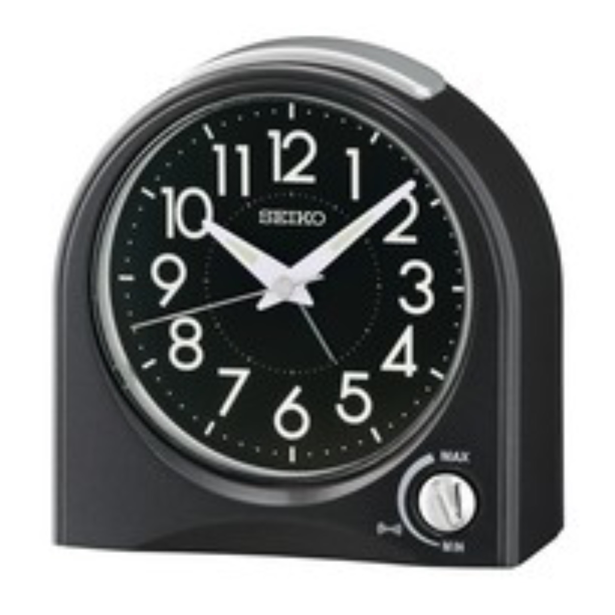 Seiko Wekker metallic zwart