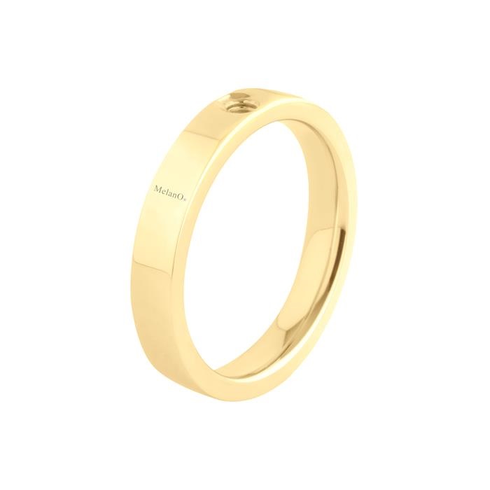Deze Melano ring Melano ring uit de Twisted collectie is voorzien van een verwisselbaar concept, zodat jij deze kan matchen met ieder Twisted steentje. Verder zorgt het edelstaal met ion-plating voor jarenlang draagplezier. Let op! Steentje(s) zijn niet inbegrepen. Combineer met Twisted Meddy. Verkrijgbaar in de volgende maten: 48-50-52-54-56-58-60-62-64 Geef in de opmerkingen in de winkelmand aan welke maat u wenst te ontvangen. Levertijd 2-4 dagen.