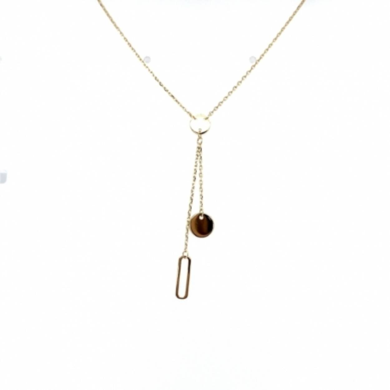 choker met cirkels en 1 open schakel