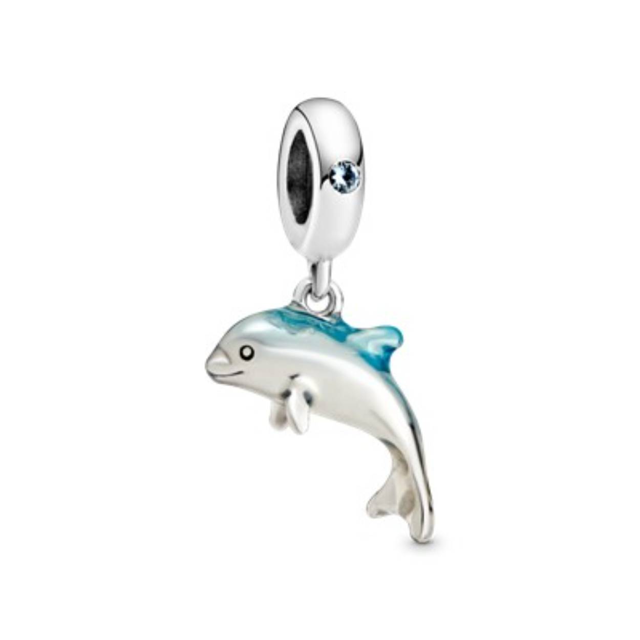 Pandora bedel 798947C01 Shimmering Dolfijn Dangle Charm