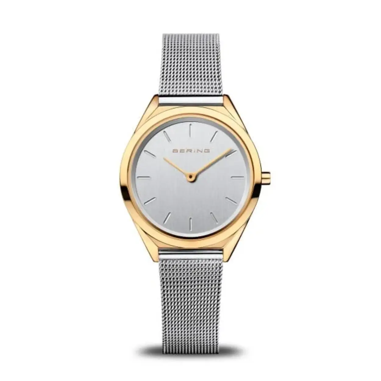 Bering dames horloge extra plat met een saffierglas