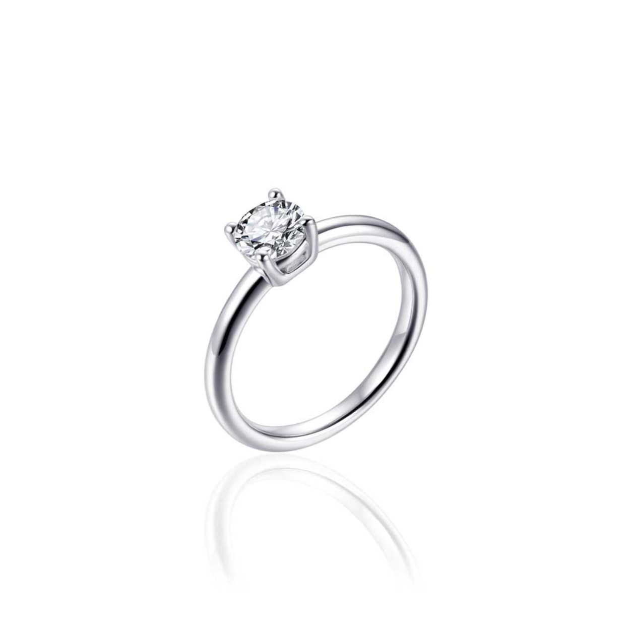 925 zilveren ring met zirkonia