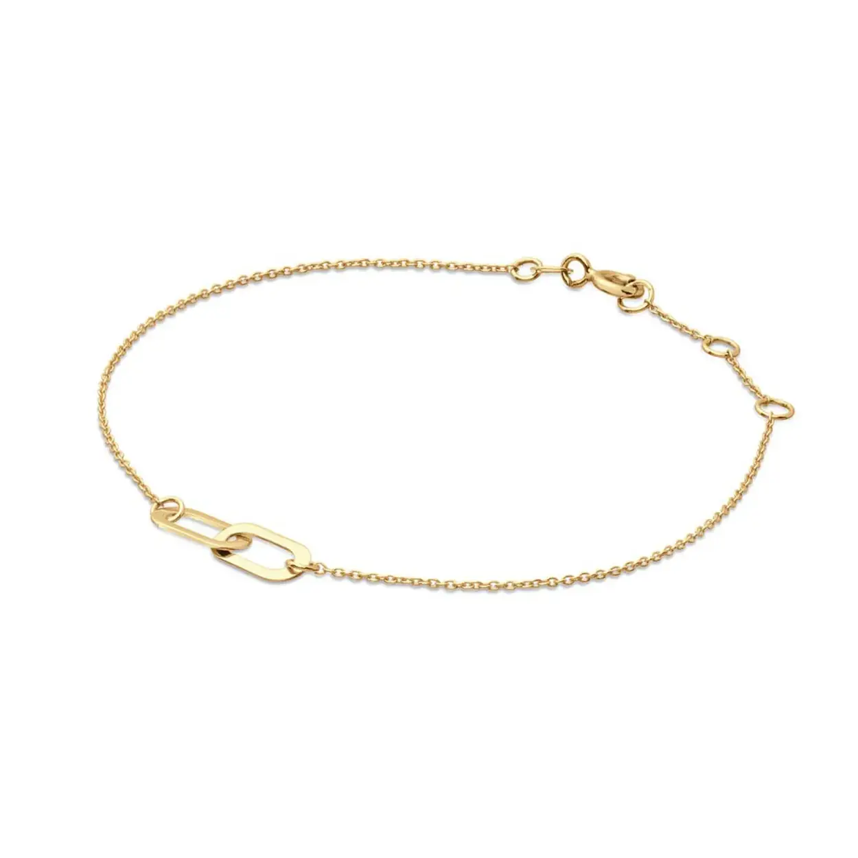 De Cannaregio Bracelet heeft een moderne en tijdloze uitstraling. Gemaakt van 14 karaat goud en de twee goudgele schakels zijn zijn een luxe toevoeging. Combineer jij hem met de Cannaregio Necklace?  

Venetian Diary Als je aan een betoverende stad denkt, waar je kunt verdwalen in smalle straatjes en waar gondels je meenemen langs de mooiste gebouwen en architectuur. Waar op iedere hoek iemand spontaan in een serenade kan uitbarsten. Aan welke stad denk je dan? Juist, het Italiaanse Venetië. Mysterieus, betoverend en romantisch. Een stad met elegante grachten, prachtige pleinen en kleurrijke mensen. Een stad waar ik mijn hart aan heb verloren. 

Het merk
Jackie is hét 14 karaat gouden on trend sieradenmerk. De collecties zijn geïnspireerd op de reizen die ik maak, van stedentrips tot exotische oorden. Elk gouden sieraad is helemaal van nu, handgemaakt door Europese goudsmeden en vervaardigd van overwegend gerecycled goud met echte edelstenen en zoetwaterparels. Elke collectie is dan ook met veel liefde en passie samengesteld. Mijn Jackie sieraden zijn de perfecte finishing touch voor iedere outfit!

Specificaties
- Armband
- Materiaal: 14 Karaat - Geelgoud - 585
- Bubbelschakel
- Totale lengte: 18cm