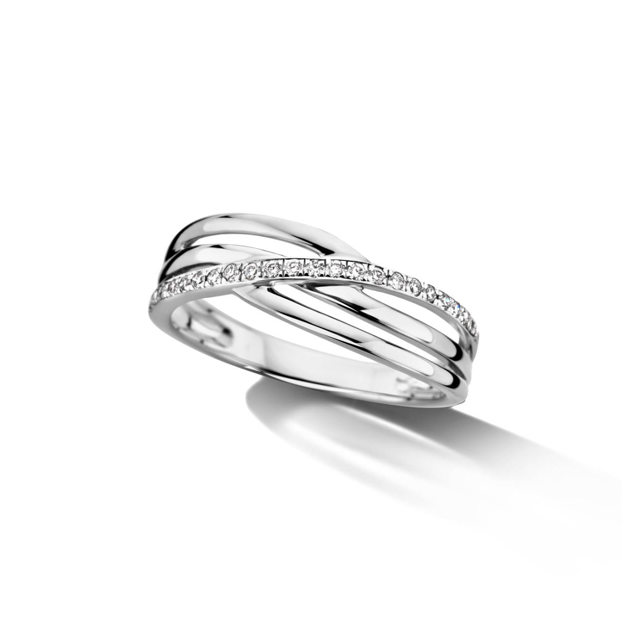 Ring WG + 0.13ct briljant