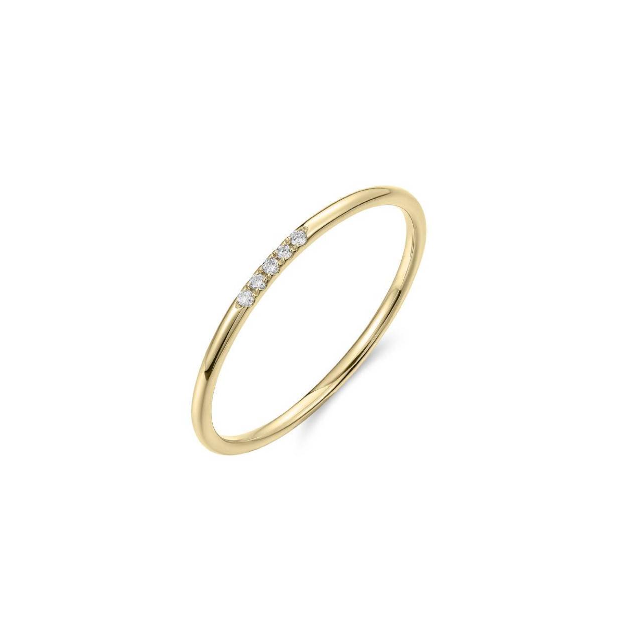 Ring uit de Signature Style collectie van Gisser Jewels gemaakt van 14 Karaat Geel Goud. De ringmaat is 56 en de ringbreedte is 1,5 mm.
