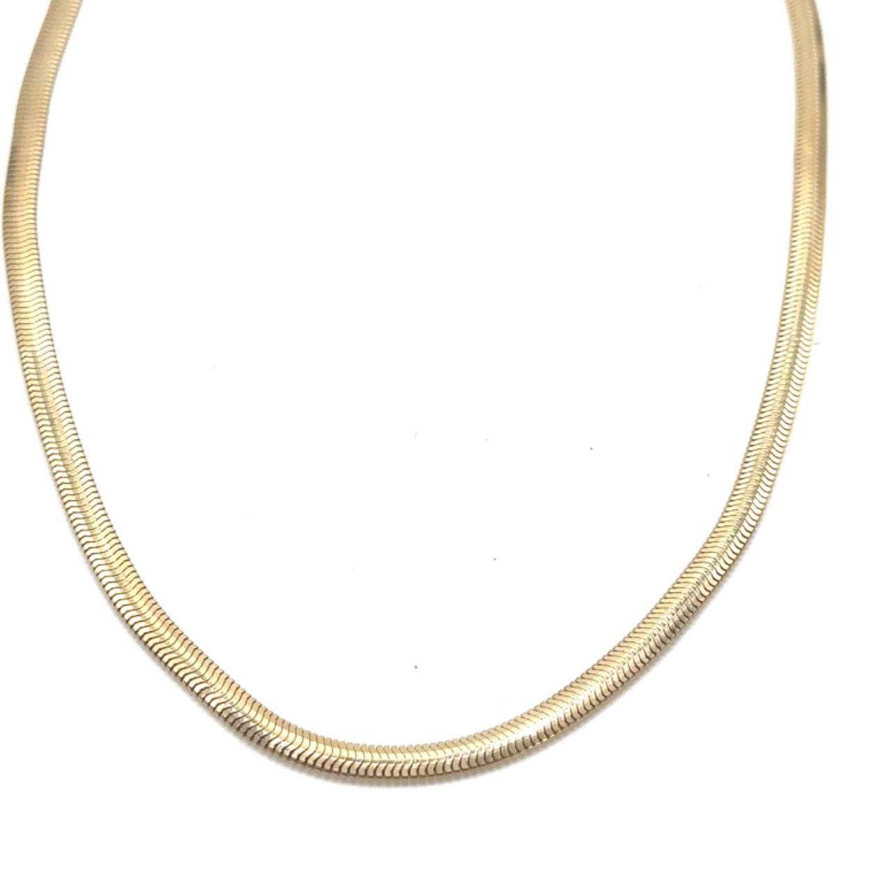 Herringbone visgraat gouden armband breed 4 mm/17.5cm/ 5.1 gram.