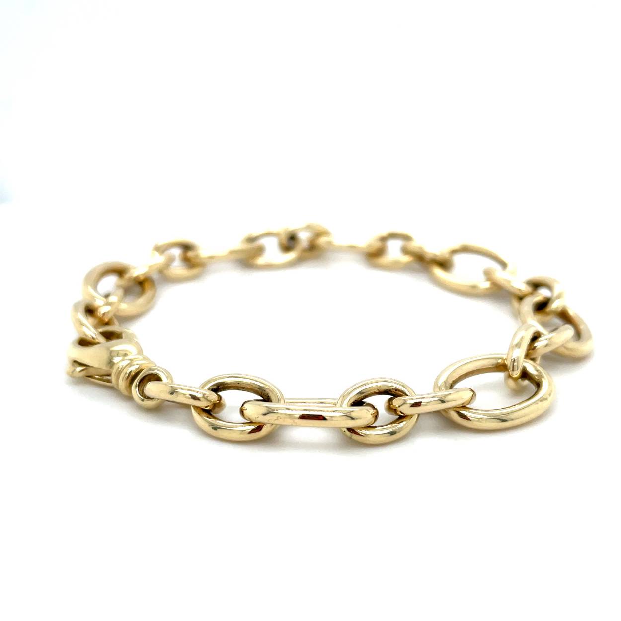 Monzario geelgouden (14krt) armband 19.5cm
