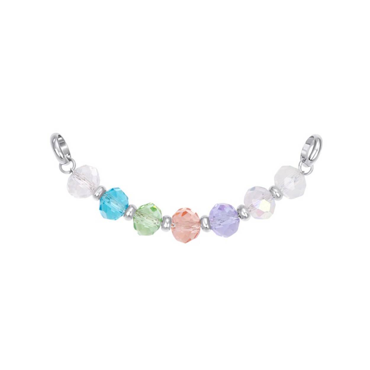 iXXXi connect chain Bliss Blossom 7,5 cm zilverkleurig