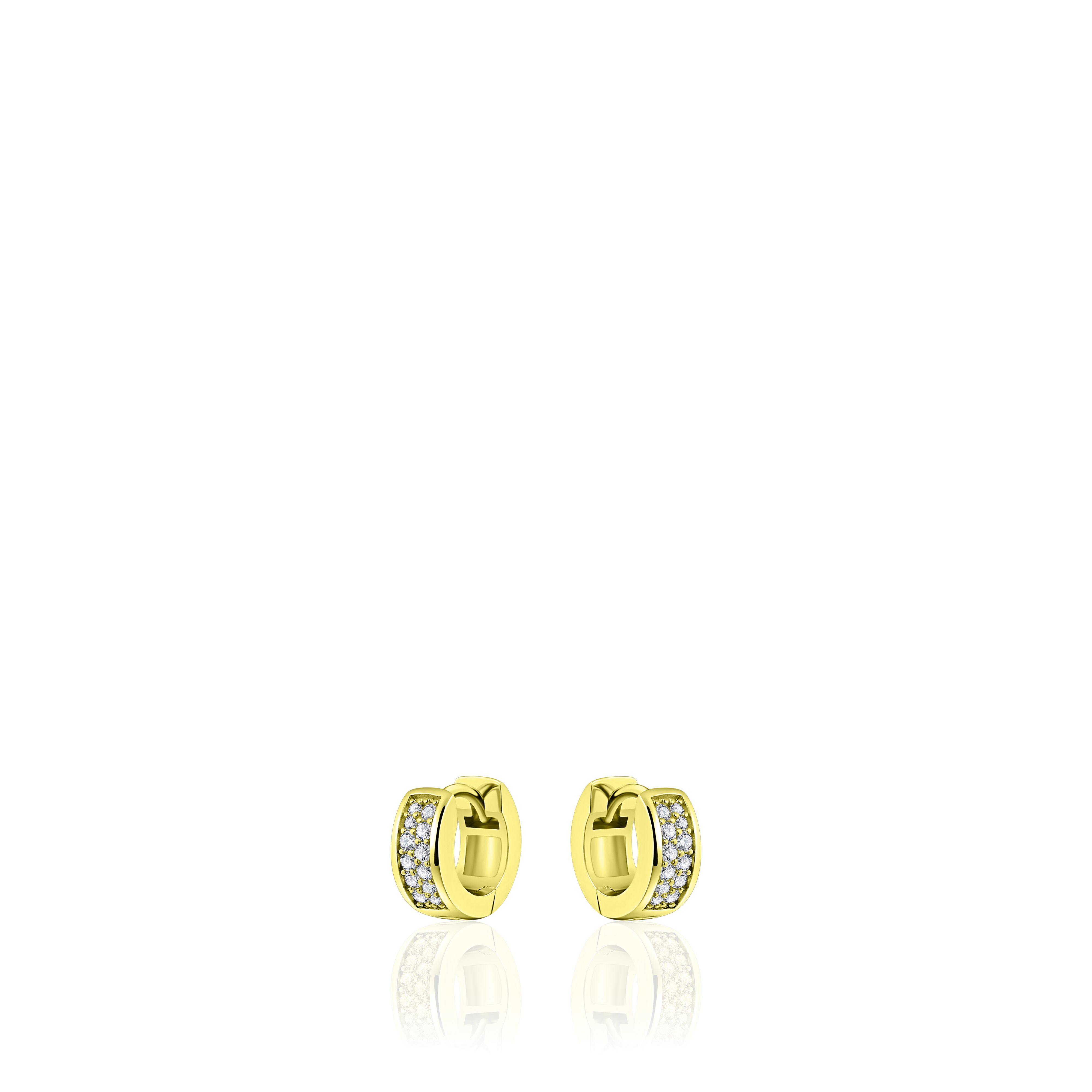 Gisser Jewels Zilver oorringen zilver KCD5/12Y