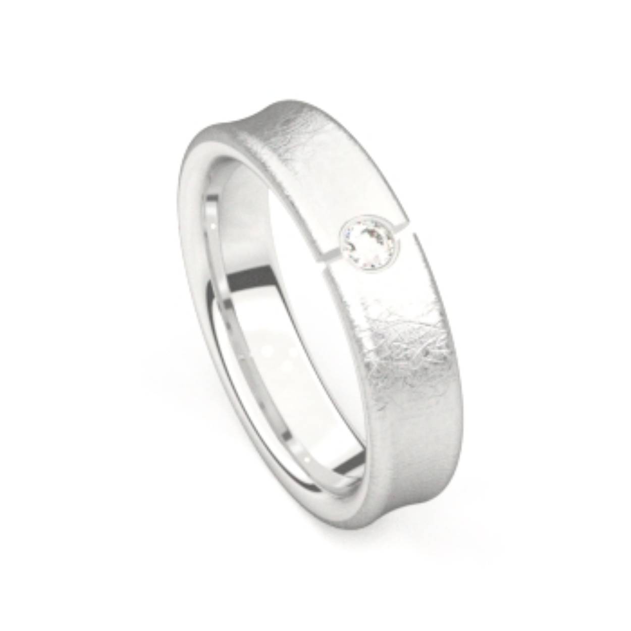 Ring zilver Zirkoon