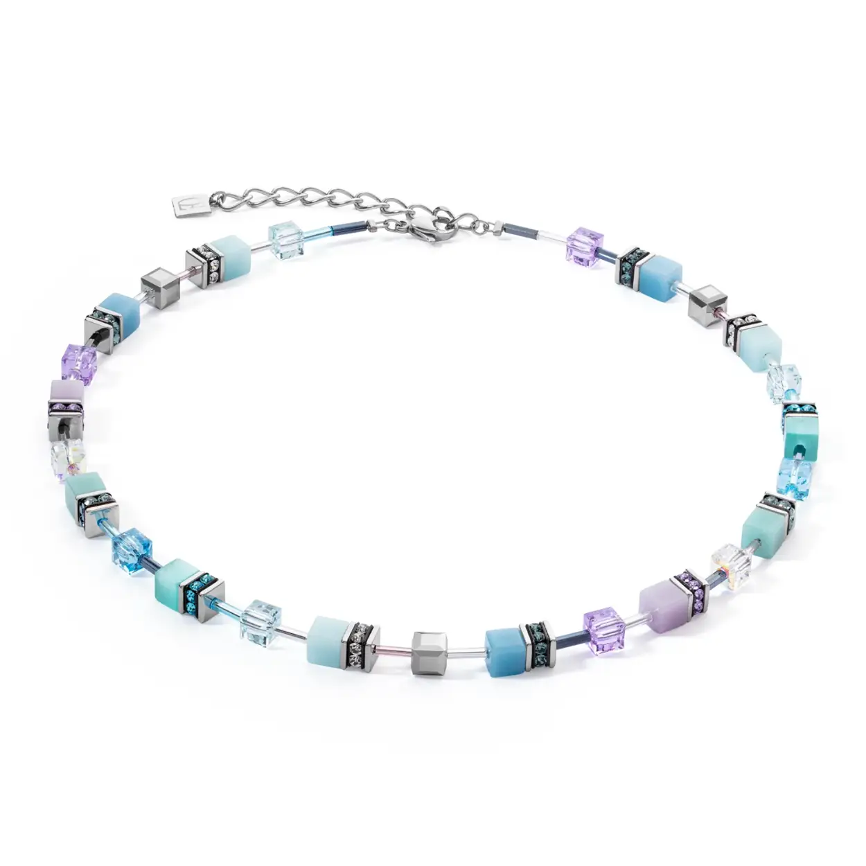 Coeur de Lion collier met polaris en swarovski kristallen